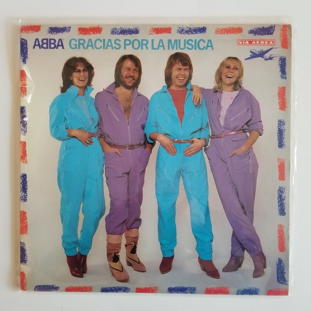 ABBA Gracias Por La Musica Vinyl Record LP Spanish Language Album